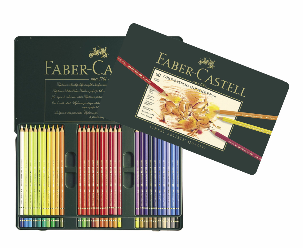 Creioane colorate 60 culori polychromos faber-castell [2]