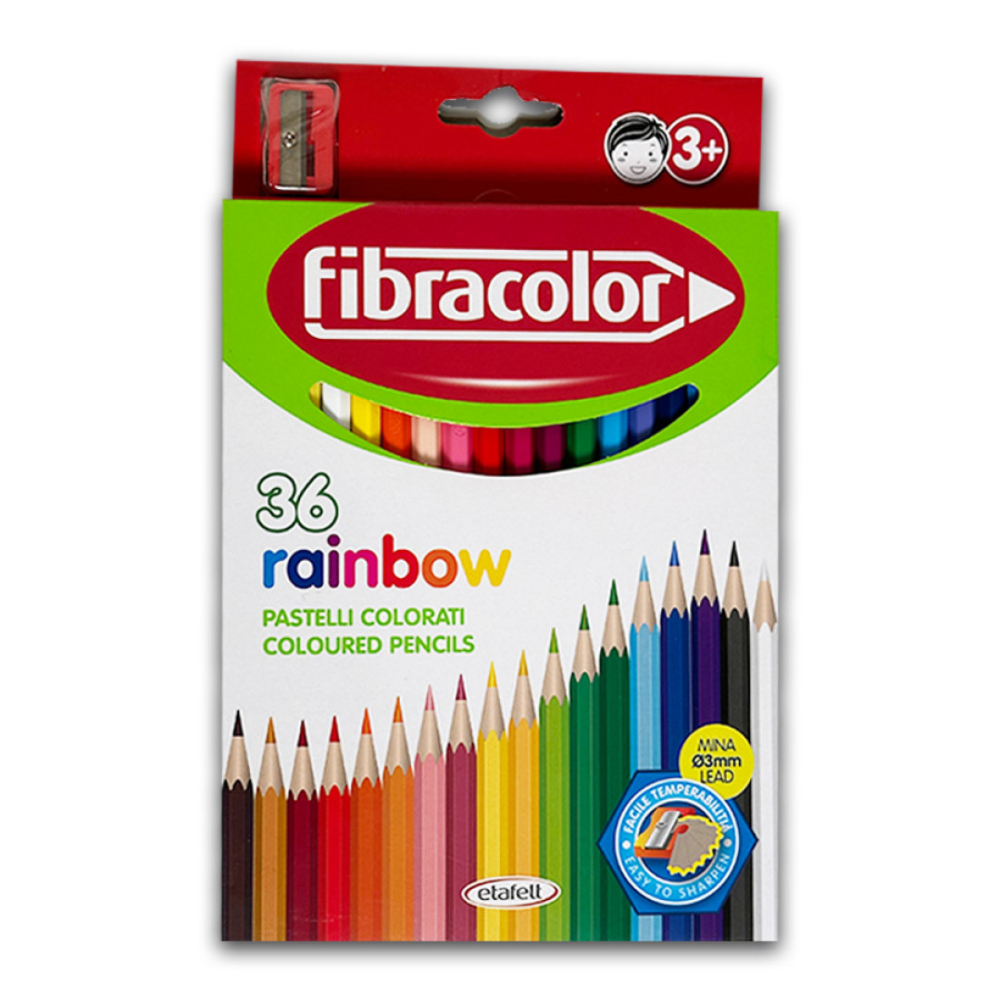 Creioane colorate Fibracolor Rainbow 36 culori [1]