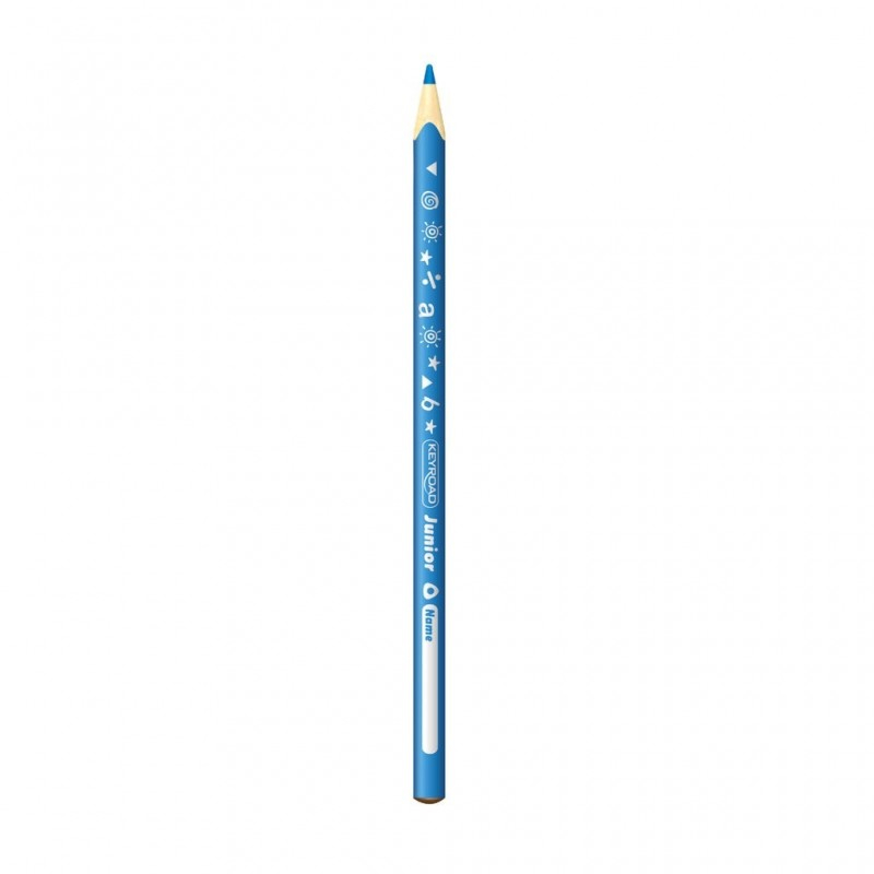 Creioane colorate Keyroad KR971450, triunghiulare, 12 culori, cutie metal [4]