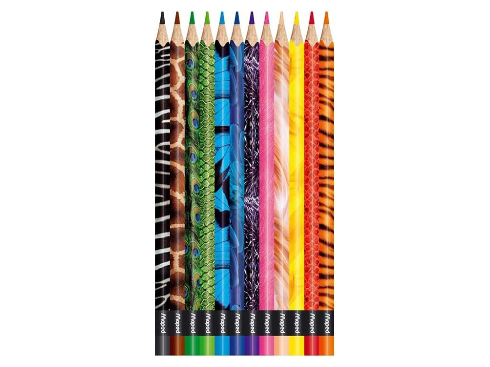 Creioane colorate Maped Color'Peps Animals 12 culori/set FSC [2]