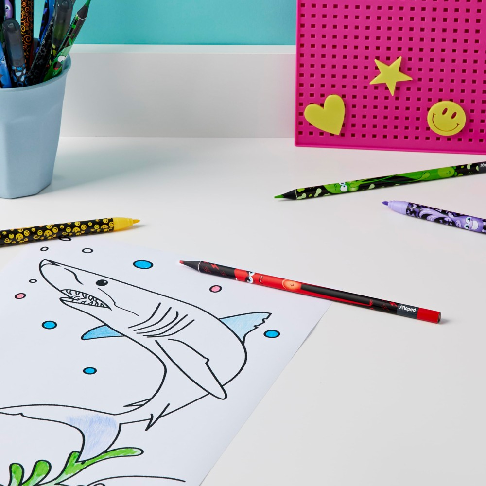 Creioane colorate Maped Color'Peps Monsters 12 culori [4]