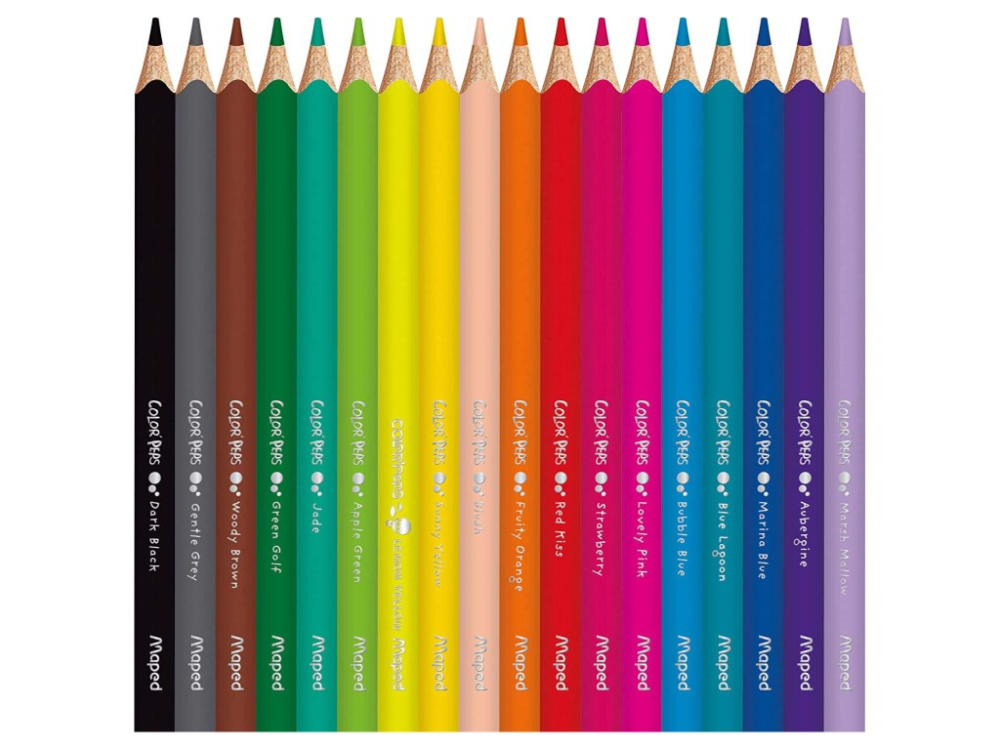 Creioane colorate Maped Color'Peps My First Jumbo 18 culori/set FSC [2]