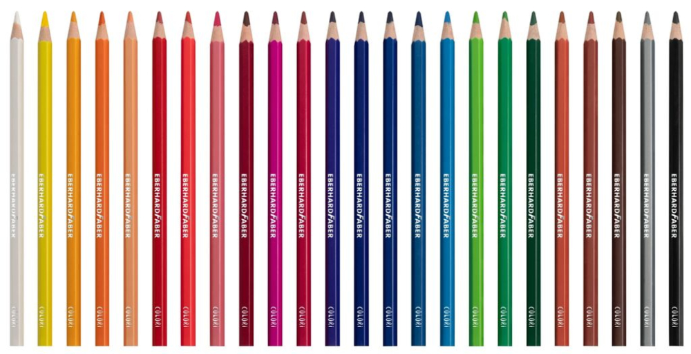 Creioane colorate plastic 24 culori eberhard faber [3]