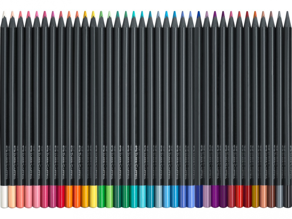 Creioane colorate triunghiulare black edition Faber-Castell 36 culori/set [2]