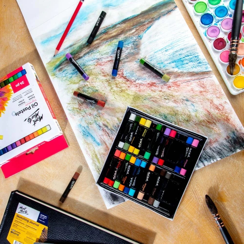Creioane Oil Pastel Mont Marte 24/set [8]