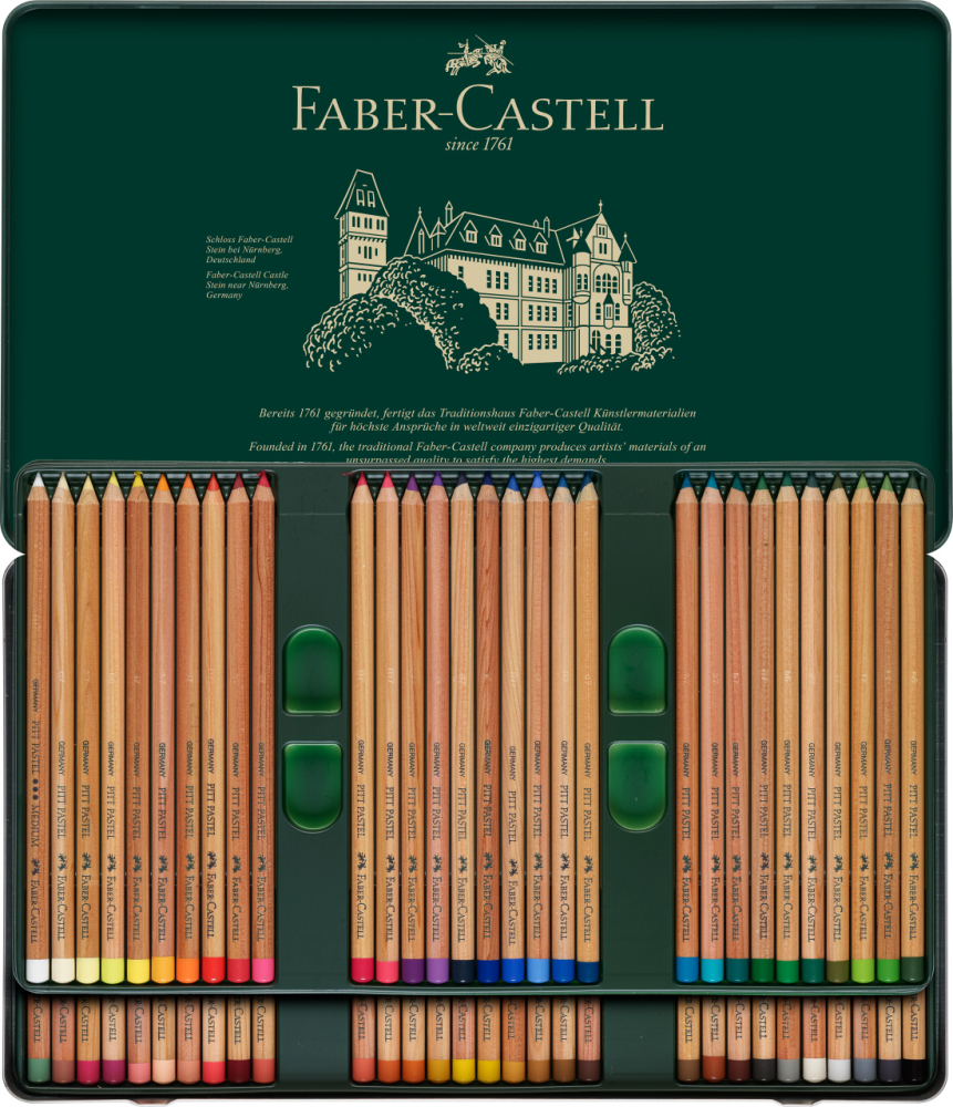 Creioane pastel pitt 60 culori faber-castell [3]