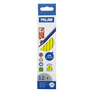 Creion color unicolor set 12 milan galben 0722312012 [1]