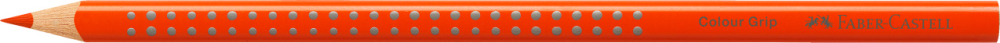 Creion colorat grip portocaliu faber-castell [2]