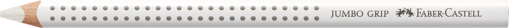 Creion colorat jumbo grip alb faber-castell [2]