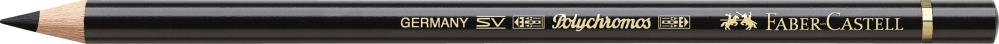 Creion colorat polychromos negru faber-castell [2]