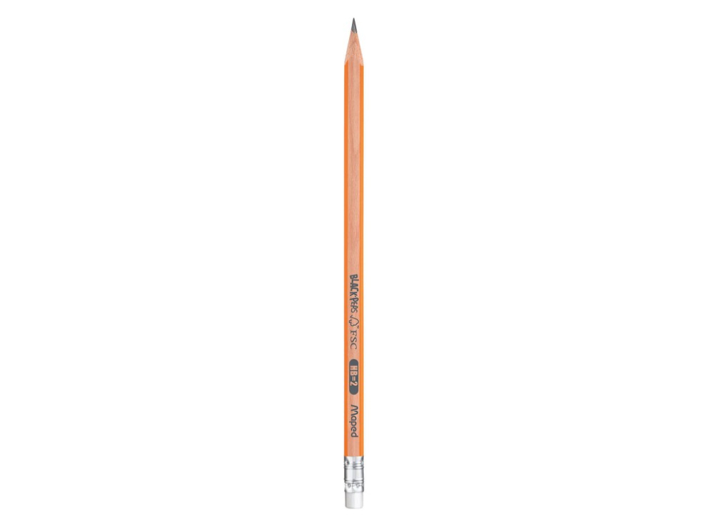 Creion cu gumă Maped Black'Peps HB FSC [2]