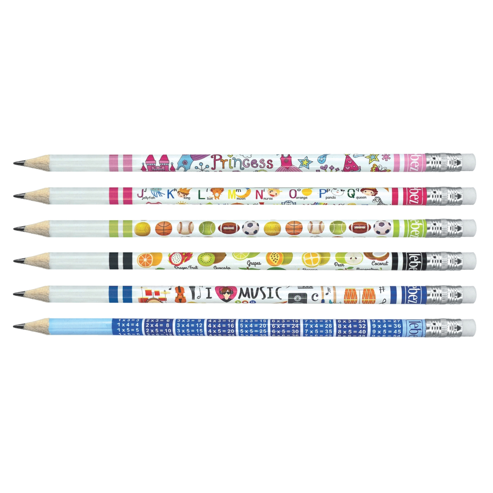 Creion grafic cu radiera, School Creative 4 buc/blister, copii varsta 3 ani+,6 ani+,8 ani+ [2]