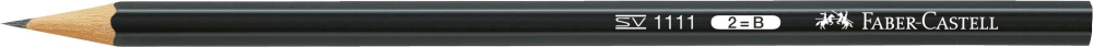 Creion grafit 2b fara guma 1111 faber-castell [2]