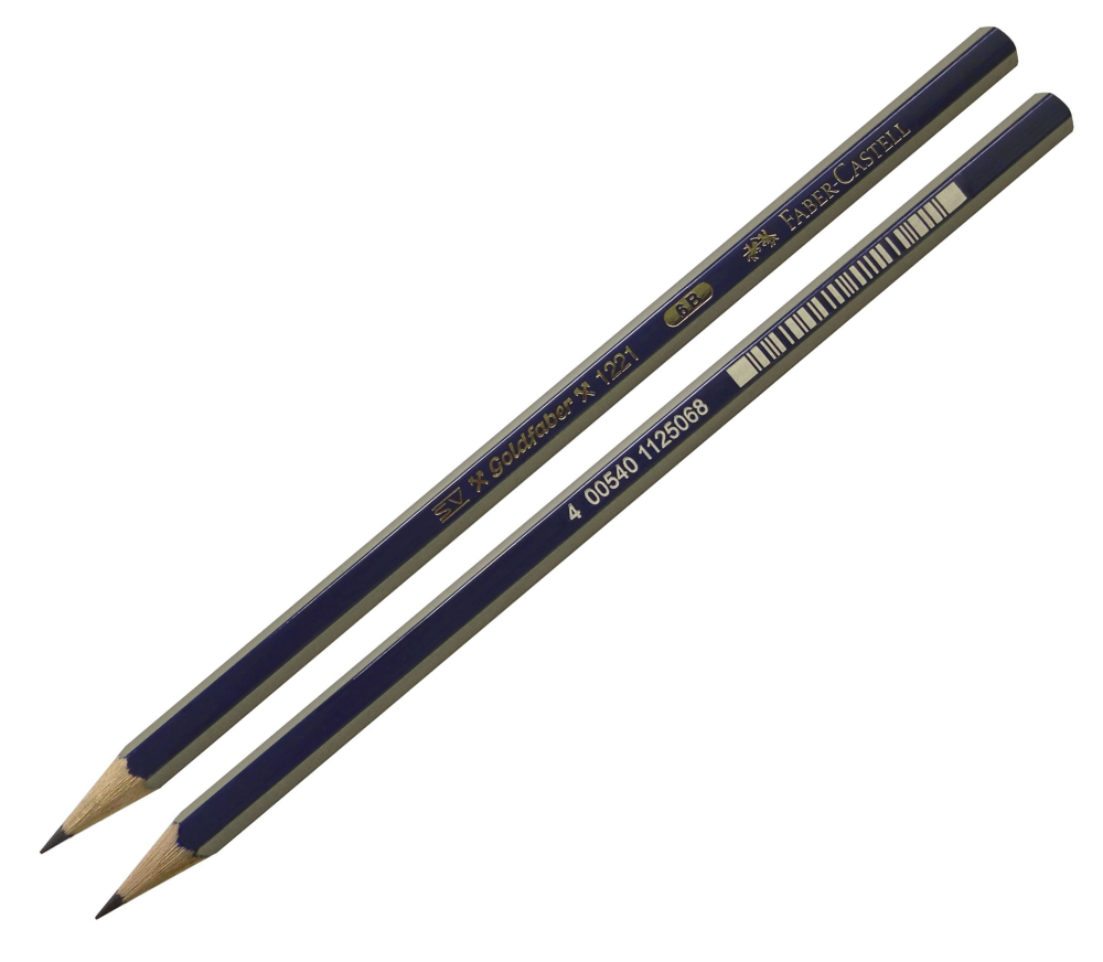 Creion grafit 6b fara guma goldfaber 1221 faber-castell [2]