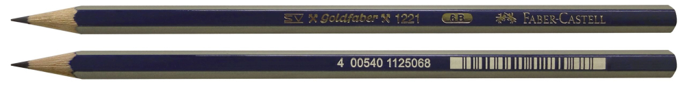 Creion grafit 6b fara guma goldfaber 1221 faber-castell [4]