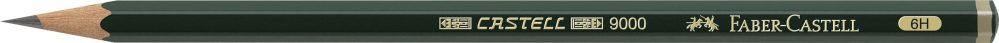 Creion grafit 6h castell 9000 faber-castell [2]