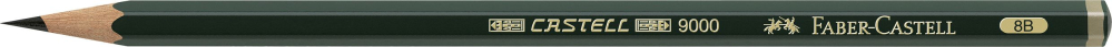 Creion grafit 8b castell 9000 faber-castell [2]