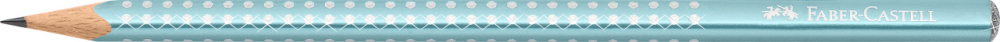 Creion grafit b sparkle bleu ocean metalizat 2023 faber-castell [2]