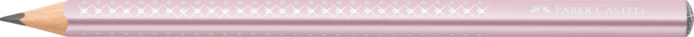 Creion grafit b sparkle jumbo rose 2023 faber-castell [2]