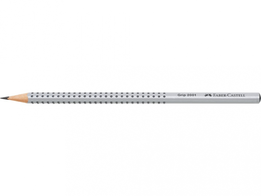 Creion grafit B triunghiular grip 2001 gri Faber-Castell [2]