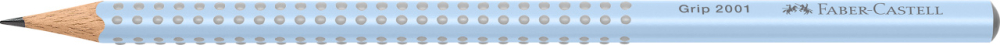 Creion grafit fara guma grip 2001 rosu-albastru-bleu 2*72 cutie plastic faber-castell [3]