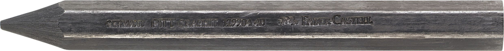 Creion grafit fara lemn gros 4b pitt monochrome faber-castell [2]