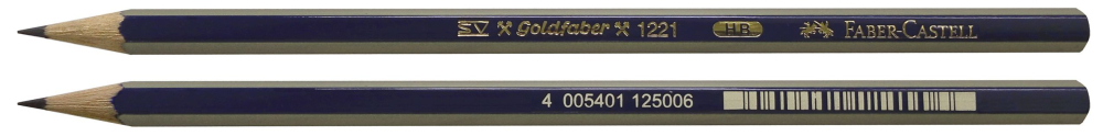 Creion grafit hb fara guma goldfaber 1221 faber-castell [3]