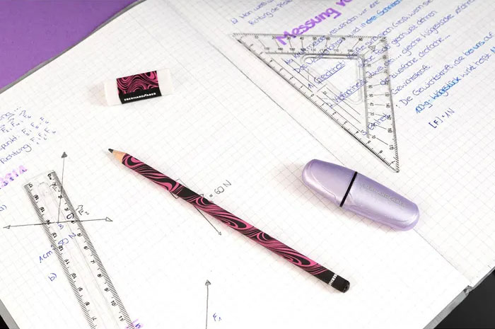 Creion grafit hb fara guma negru-neon eberhard faber [3]