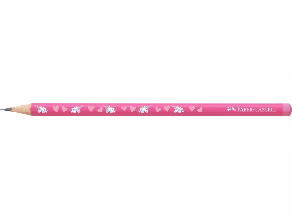 Creion grafit HB triunghiular unicorni Faber-Castell [2]