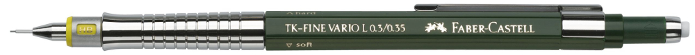 Creion mecanic 0.35mm tk-fine vario l.3 faber-castell [2]