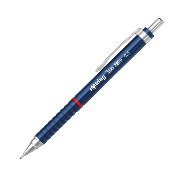 Creion mecanic 0.5mm tikky 3 albastru retro rotring [2]