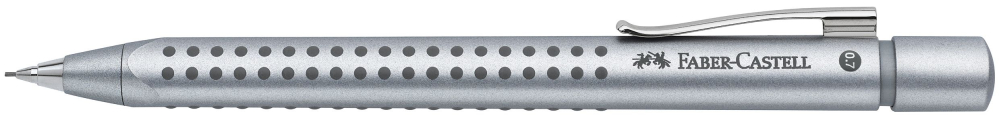 Creion mecanic 0.7mm argintiu grip 2011 faber-castell [2]