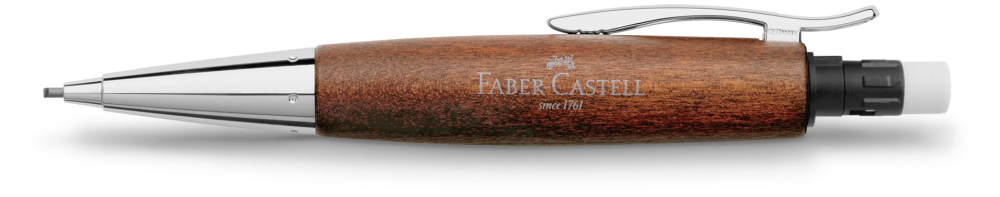 Creion mecanic 1.4 mm e-motion pearwood/maro deschis faber-castel [3]
