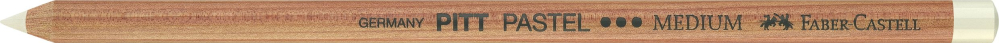 Creion pastel pitt medium alb faber-castell [2]