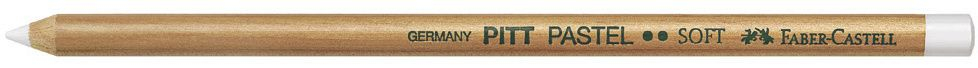Creion pastel pitt soft alb faber-castell [2]