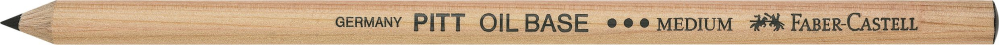 Creion ulei pastel pitt negru mediu faber-castell [2]
