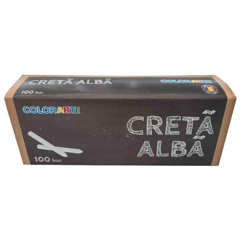 Creta alba Colorarte, set 100 buc [2]
