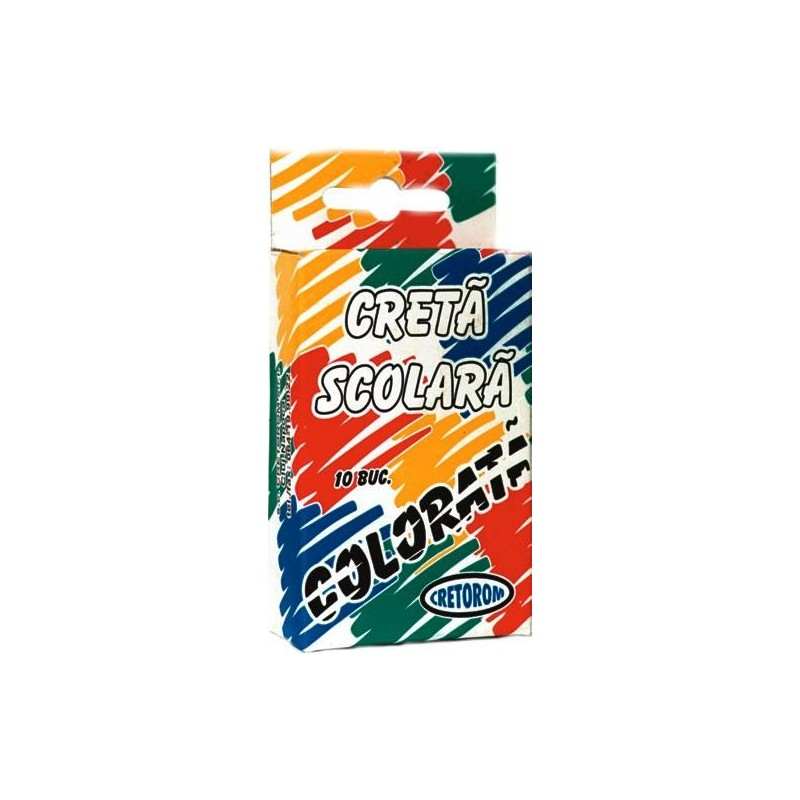 Creta color Cretorom, 5 culori, cutie 10 buc [2]