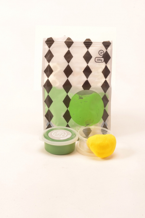Crocodilul vesel - Kit de creatie din plastilina si lemn [4]