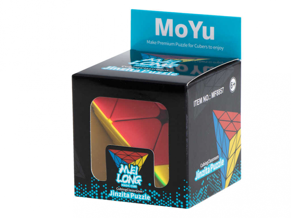 Cub Rubik 3x3x3 Moyu Pyraminx Stickerless - Joc de Inteligenta [7]