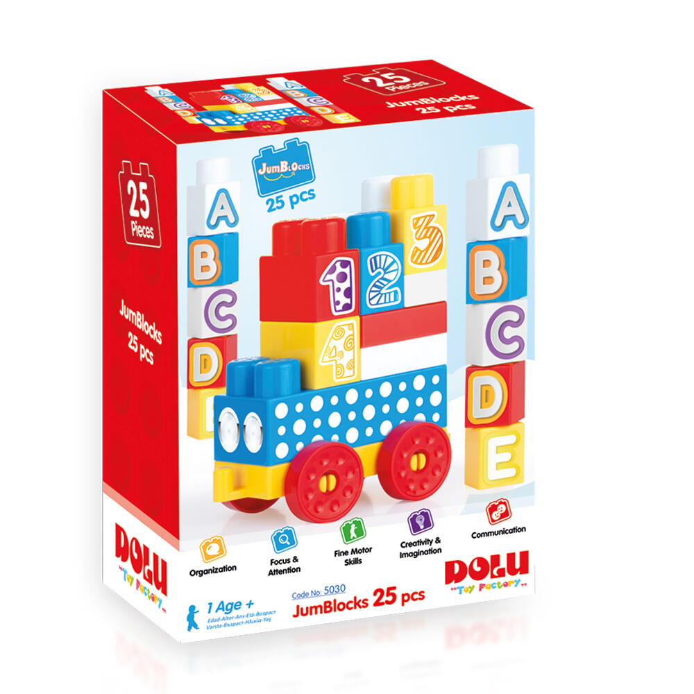 Cuburi de construit din plastic - 25 piese [2]