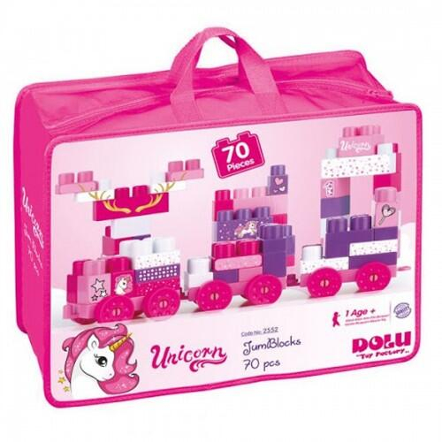 Cuburi de construit unicorn - 70 piese [1]