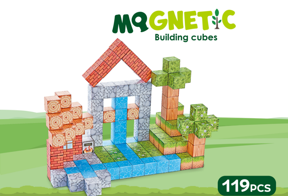 Cuburi magnetice - In natura 119 piese (2 cm) [2]