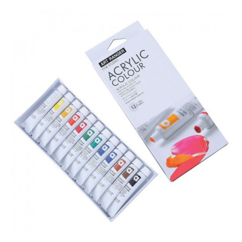 Culori acrilice Colorarte, 12 culori x 12ml, EA1212C [2]