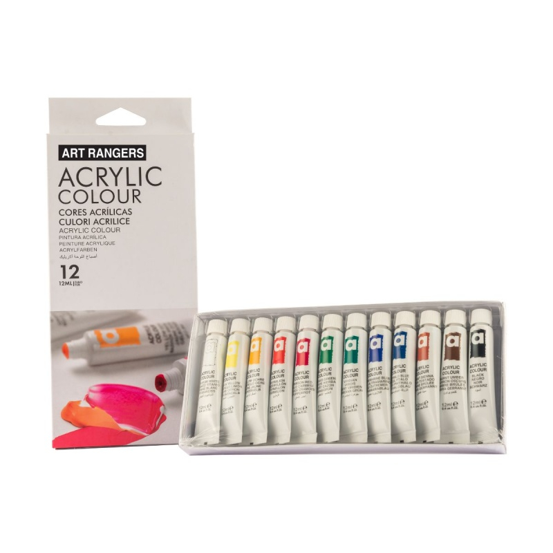 Culori acrilice Colorarte, 12 culori x 12ml, EA1212C [1]