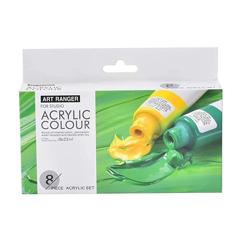Culori acrilice Magi-Wap Art Rangers, 8 culori x 22ml, FEA0822T-R [2]