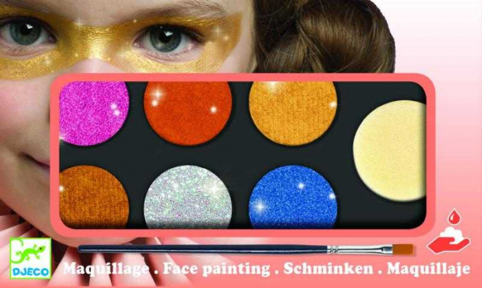 Culori make-up non alergice, metalic, varsta 3 - 6, 6 - 9 ani, Fata [6]