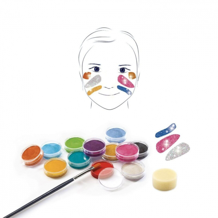 Culori make-up non alergice, metalic, varsta 3 - 6, 6 - 9 ani, Fata [3]