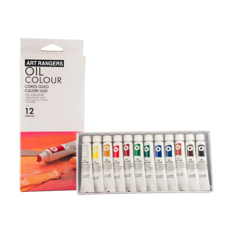 Culori ulei Colorarte, 12 culori x 12ml, EO1212C [1]