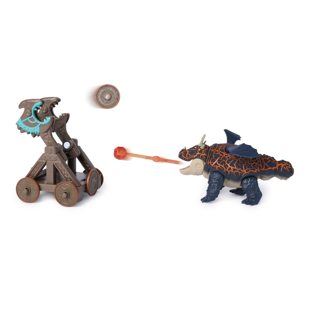 Cum sa iti dresezi dragonul incercarea flacarii set de joaca catapulta explozie si dragonul gronckle [9]